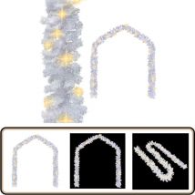 Vidaxl - Guirlande de Noël avec lumières led 20 m Blanc - Guirlande De Noel - Éclairage Led - Decoration Noel - Luminaire Exterieur - Guirlande