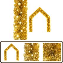 Guirlande de Noël avec lumières LED 20 m Doré - Guirlande De Noel - Guirlande Lumineuse - Décorations De Noël - Éclairage Led - Lumière Dorée