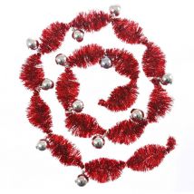 Guirlande de noël Pompon - 12 boules