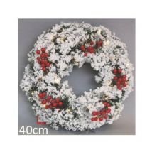 Guirlande de Noël en pvc avec fruits rouges 40cm