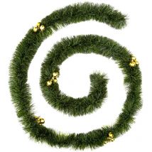 Guirlande de Noël verte avec boules doré 270cm - Atmosphera créateur d'intérieur
