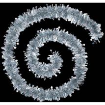 Guirlande touffue et étoilée Argent 100x6x2 m