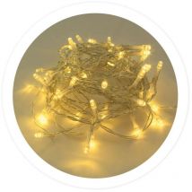 GSC - Guirlande filaire led 4,9M 8 fonctions Lumière chaude