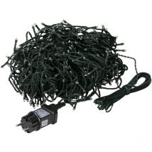 Guirlande fixe 240 leds blanc chaud 21m usage extérieur ip44