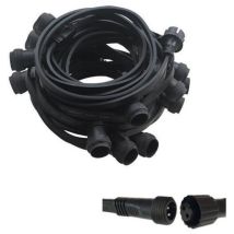 Guirlande Guinguette 50m 50 Douilles E27 Professionnelle Extensible Ip65 Exterieur
