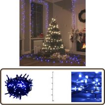 Guirlande led avec 600 led Bleu 60 m pvc - Guirlande Led Noel - Guirlande Lumineuse Bleu - Decoration Noel - Illumination Exterieur - Decoratons