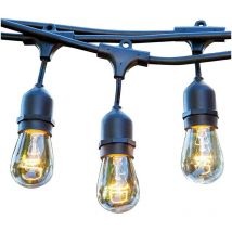Lumisky - Guirlande solaire 10 ampoules mafy solar Noir Plastique 6.5M