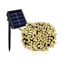 Guirlande lumineuse solaire Yogy Solar - Lumiere blanc chaud solaire - 200 led - 1700 cm - Lumi Jardin