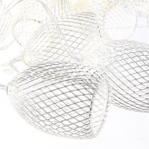 Guirlande lumineuse 10 cages argentées 1
