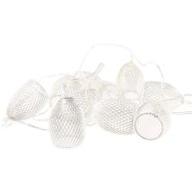 Guirlande lumineuse 10 cages argentées (Lot de 2) 2