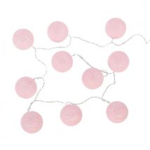 Guirlande lumineuse 10 led rose