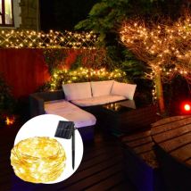 Guirlande lumineuse solaire 200 led jardin balcon Noël terrasse NestX