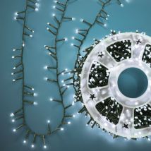 Guirlande lumineuse 2000 led 40m blanc froid