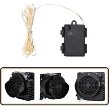 Vidaxl - Guirlande lumineuse à led avec 110 led et ventilateur 1100 cm - Guirlande Lumineuse Led - Éclairage Festif - Décoration Noel - Décoration