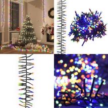 Guirlande lumineuse à LED groupées 1000 LED Multicolore 11m PVC - Guirlande Lumineuse Noel - Décoration Noel - Lumière Led - Guirlande Multicolores