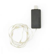 Kikkerland - Guirlande lumineuse activée par le son 1m Noir