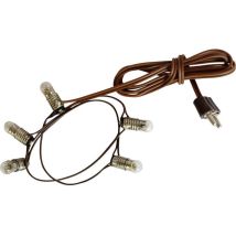 Guirlande lumineuse d'extérieur – 5 ampoules – Longueur, Couleur de la lumière, Alimentation électrique, Destination d’usage, Type de guirlande 