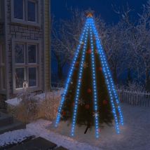 Kalisse - Guirlande lumineuse d'arbre de Noël 400 led Bleu 400 cm - The Living Store - Bleu