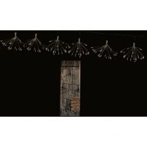 Guirlande lumineuse décorative à led avec 6x 25 led - longueur 250 cm - avec adaptateur secteur