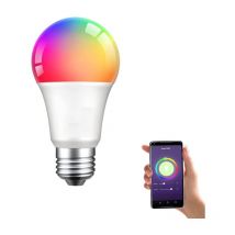 Guirlande lumineuse de Noël Alexa Ampoule led intelligente E27 9 w rgbcw Changement de couleur 2200-6500 k 1000 lm Compatible avec Alexa, Google