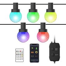 Umnuou - Guirlande lumineuse de Noël Guirlande Lumineuse Multicolores, Guirlande Lumineuse à led avec Télécommande Contrôlé par app, Synchroniser