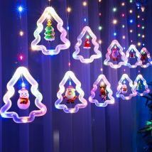 Rapanda - Guirlande lumineuse de Noël,Guirlande lumineuse d'arbre de 3M avec 10 jolies décorations de Noël à faire soi-même, guirlande lumineuse
