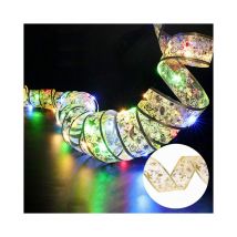 Guirlande lumineuse de Noël,Guirlande lumineuse pour sapin de Noël, 4 m, pour décoration de sapin de Noël, pour Nouvel An, fête, pavillon de mariage,