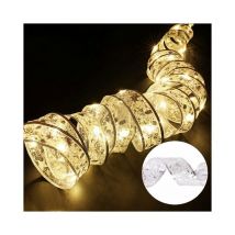 Guirlande lumineuse de Noël,Guirlande lumineuse pour sapin de Noël, 5 m, pour décoration de sapin de Noël, pour Nouvel An, fête, pavillon de mariage,