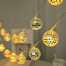 Guirlande lumineuse décorative boule suspendue 3m 20 led