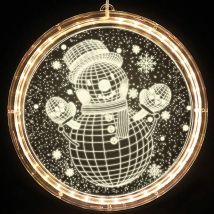 Guirlande lumineuse décorative de Noël pour fenêtre, pour extérieur, intérieur, allée, patio, chambre à coucher, fête, mur de vacances, blanc chaud