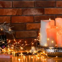 Guirlande lumineuse décorative guirlande lumineuse suspendue lampe de balcon lumière extérieure lumière de fête 20x bande led, 0,04 w, l 148 cm