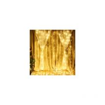 Guirlande lumineuse d'extérieur,Rideau lumineux led d'éclairage de Noël, rideau lumineux 3 x 3 m, rideau lumineux 300 led, rideau lumineux avec 8