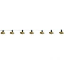 Guirlande lumineuse extérieur COTTAGE Beige Poly rotin 5.70m