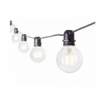 Bizzotto - Guirlande lumineuse extérieure Brillant 10 led transparent 8.4m