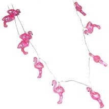 Guirlande lumineuse Flamants roses 135 cm led Suspension flamingo