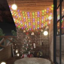 Guirlande lumineuse globe 20 m 200 led coloré 8 fonctions Vidaxl