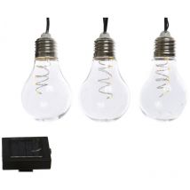 Guirlande lumineuse guinguette solaire électrique led 5 m - Jardideco