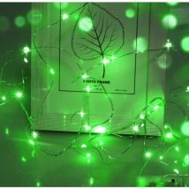 Guirlande Lumineuse Led, 1 m 10 Led Fil Micro Guirlande Lumineuse Décoration De Noël Guirlande Lumineuse à Piles Bouton Cr2032 Pourfête,Jardin, Noël,