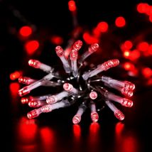 Guirlande lumineuse led programmable - 20 m - Rouge