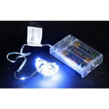 Guirlande lumineuse microled 1 m blanc froid