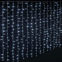 Rideau de façade extérieur 300x200cm blanc froid 600 led + transfo - Feeric lights & christmas