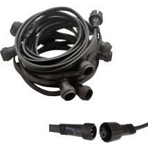Lampe solaire – Câble d'éclairage LEDmaxx 10 m – IP44 – 2000 W – 230 V – 1.8 kg