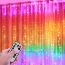 Guirlande lumineuse pour rideaux, guirlande lumineuse féerique pour chambre à coucher