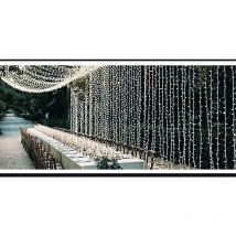 Langray - Guirlande Lumineuse Rideau 300 led Rideau Lumineux 3M3M 8 Modes d'Eclairage Etanche IP44 Exterieur et Interieur, Decoration pour Noël,