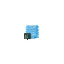 Guirlande Lumineuse Solaire 300 led - Décoration de Jardin Extérieur, Décoration de Fête de Mariage Intérieure (Tube pvc, Bleu)