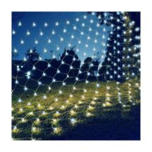 Guirlande Lumineuses Filet,320 led Filet Lumineux 3M x 2M 8 Modes énergie étanche,Dimmable pour Chambre Noël Mariage Soirée Maison Jardin,Blanc