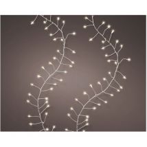 Iperbriko - guirlande microled clignotant, 480 leds, blanc chaud. lumineo