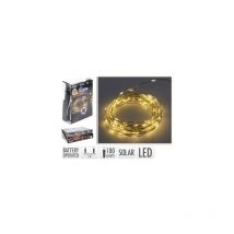 Guirlande mLED Blanc chaud IP44 solaire 5m Basics