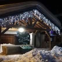 Millumine - Guirlande Pro Stalactite 20m 720 Leds Blanc Froid Et Flashs