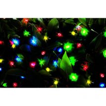 Guirlande solaire 50 leds multicolore, 2 modes